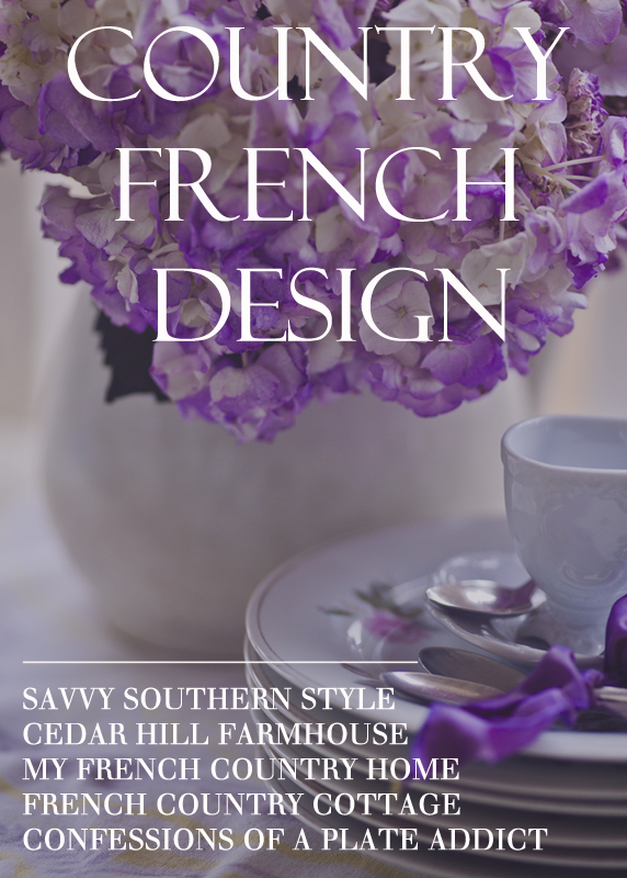 COUNTRY FRENCH DESIGN BUTTON